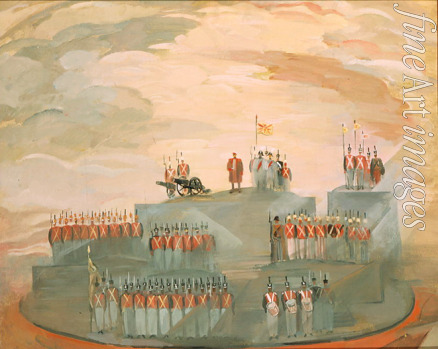 Zolotaryev Nikolai Nikolayevich - Stage design for the opera War and Peace by S. Prokofiev