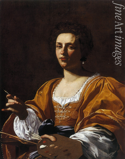Vouet Simon - Porträt von Artemisia Gentileschi