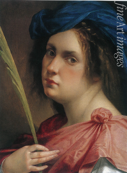 Gentileschi Artemisia - Selbstbildnis als Heilige Katharina von Alexandrien