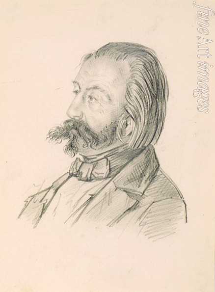 Mazer Carl Petter - Portrait of the Decembrist Alexander V. Podzhio (1798-1873)