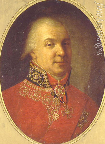Argunow Iwan Petrowitsch - Porträt von Dichter Gawriil Romanowitsch Derschawin (1743-1816)