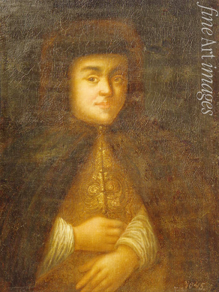 Schurmann Karl - Porträt der Zarin Natalia Naryschkina (1651-1694), Frau des Zaren Alexei I. von Russland