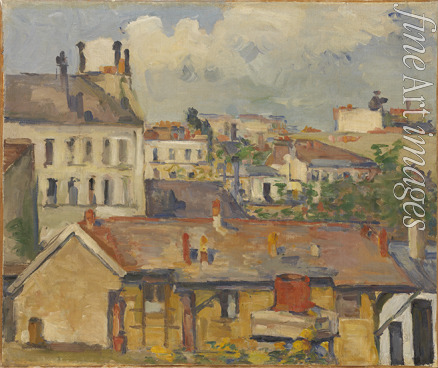 Cézanne Paul - Groupe de maisons (Les Toits) 
