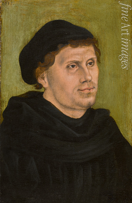 Cranach Lucas der Ältere - Porträt von Martin Luther (1483-1546)