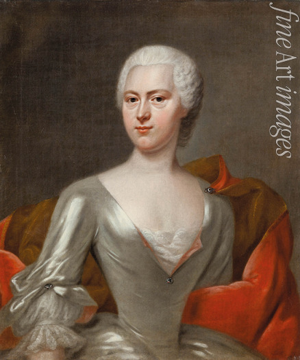 Denner Balthasar - Portrait of Countess Margaretha Sophia von Hennicke, née von Schönberg