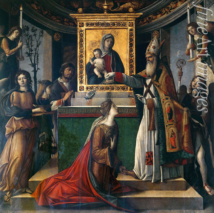 Rondinelli Niccolò - Johannes der Evangelist erscheint der Kaiserin Galla Placidia
