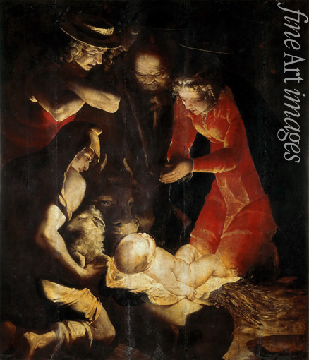 Cambiaso (Cambiasi) Luca - The Adoration of the Shepherds