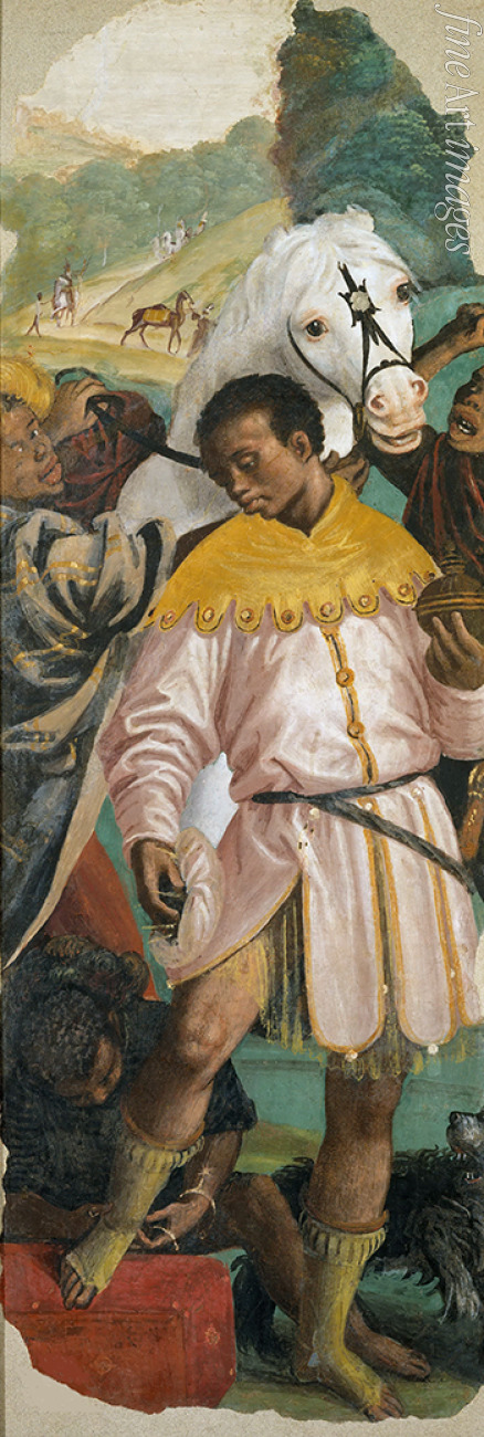 Ferrari Gaudenzio - Die Anbetung der Könige (Linke Tafel)