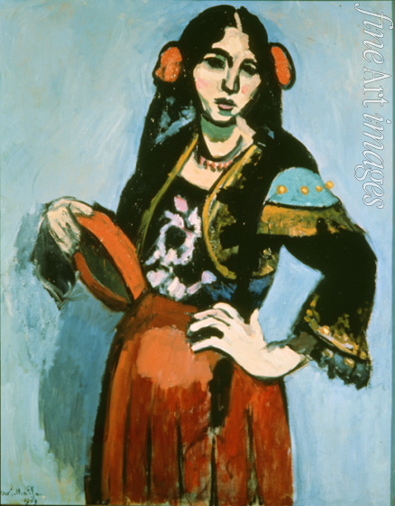 Matisse Henri - Spanierin mit Tamburin