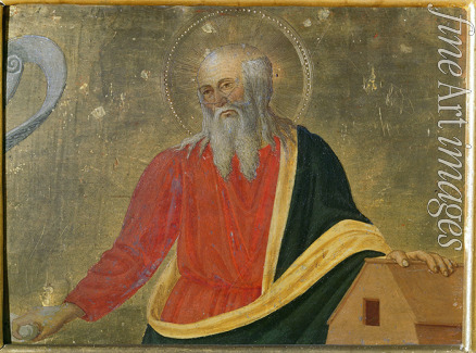 Rosselli Cosimo di Lorenzo - Noah (Predella des Altarbildes)