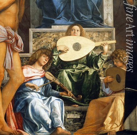 Bellini Giovanni - Pala di San Giobbe. (Detail)