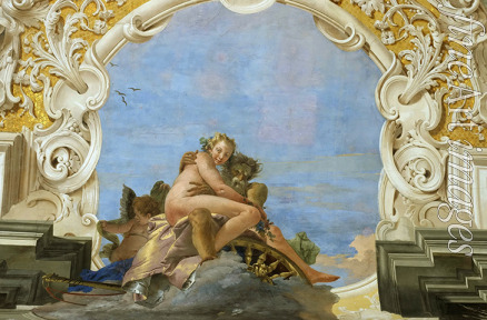 Tiepolo Giambattista - Time abducts Beauty (Pluto Abducting Persephone)