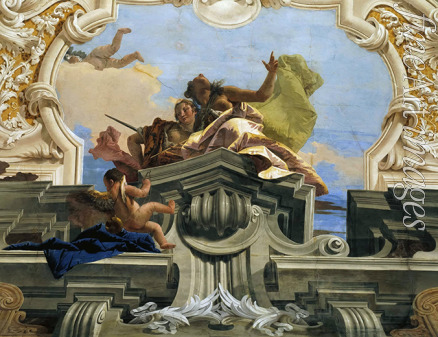 Tiepolo Giambattista - Die Gerechtigkeit läßt die Harmonie triumphieren