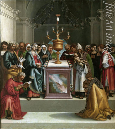 Signorelli Luca - Die Darbringung Christi im Tempel