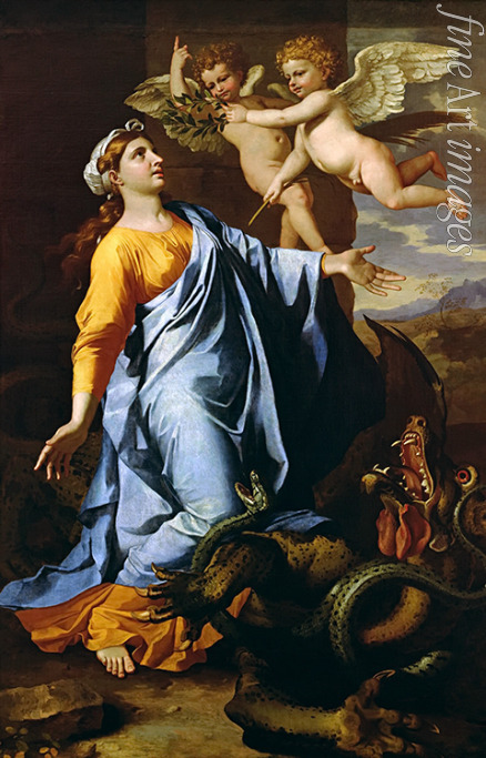Poussin Nicolas - Die heilige Margareta