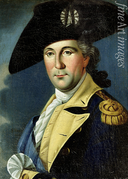 King Samuel - Porträt von George Washington in der Uniform des amerikanischen Generals