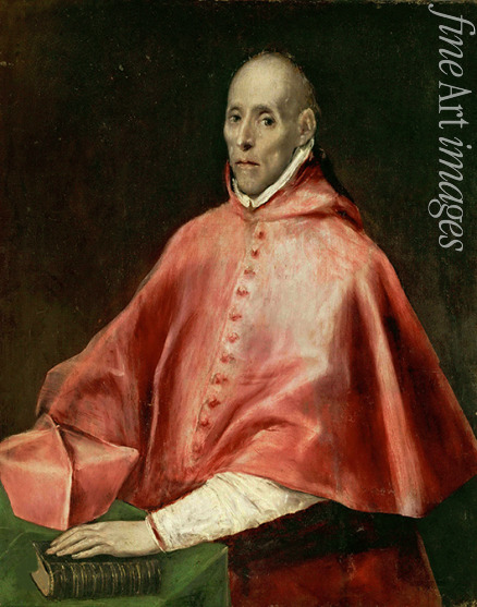 El Greco Dominico - Porträt von Kardinal Juan Pardo de Tavera