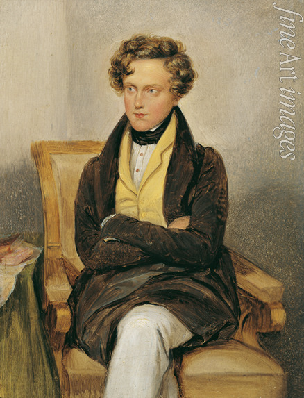 Daffinger Moritz Michael - Portrait of Duke of Reichstadt (1811-1832)