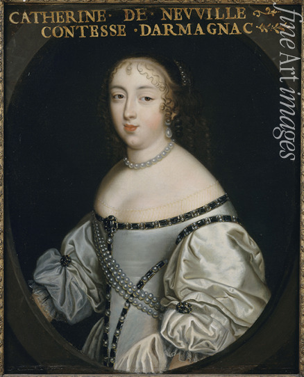 Anonymous - Catherine de Neufville de Villeroy, comtesse d'Armagnac (1639-1707) 