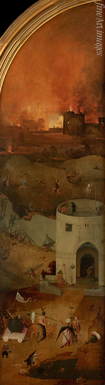Bosch Hieronymus - Das Jüngste Gericht (Triptychon, rechte Tafel)
