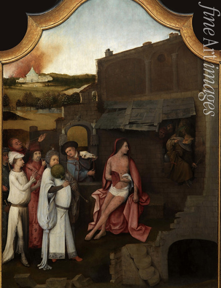 Bosch Hieronymus (Schule) - Hiob-Triptychon (Mittelteil)