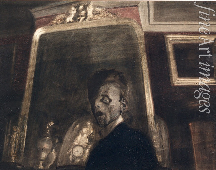 Spilliaert Léon - Selbstporträt vor dem Spiegel