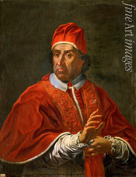 Unbekannter Künstler - Porträt von Papst Clemens XI. 
