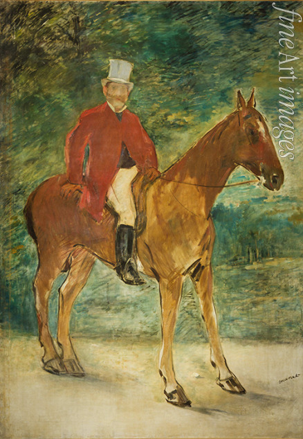 Manet Édouard - Reiterporträt von Michel Arnaud 
