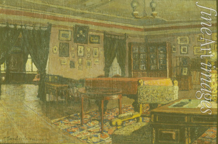 Petrowitschew Pjotr Iwanowitsch - Wohnzimmer im Haus des Komponisten Pjotr Tschaikowski in Klin