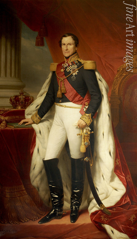 Keyser Nicaise de - Portrait of Leopold I (1790-1865), King of the Belgians