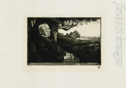 Hansen Hans Nikolaj - Portrait of the Composer Johan Peter Emilius Hartmann (1805-1900)