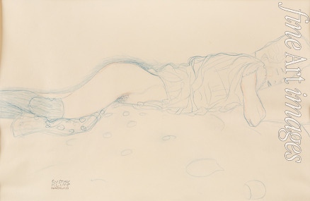 Klimt Gustav - Female semi-nude