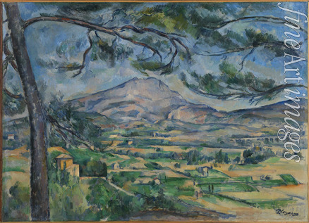 Cézanne Paul - La Montagne Sainte-Victoire au grand pin (Mount Sainte-Victoire with Large Pine)
