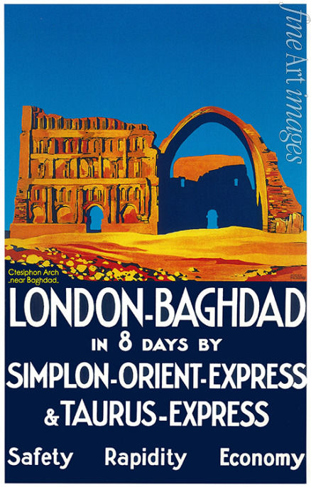 Broders Roger - London - Baghdad. Simplon-Orient-Express