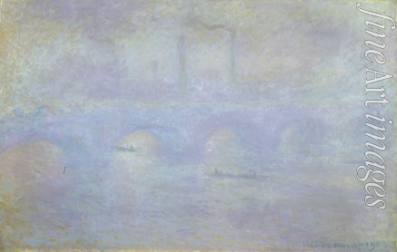 Monet Claude - The Waterloo Bridge. Fog effect