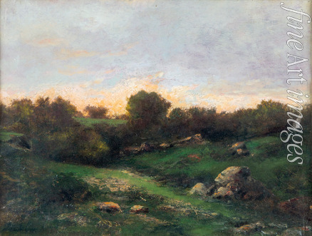 Daubigny Charles-François - Landscape at Barbizon