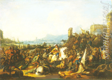 Rubens Arnold Frans - The Siege of La Rochelle on October 1628