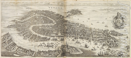 Merian Matthäus the Elder - Panorama of Venice. From Newe Archontologia cosmica by Johann Ludwig Gottfried