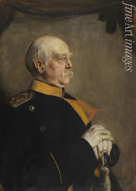 Lenbach Franz von - Portrait of Otto von Bismarck (1815-1898)