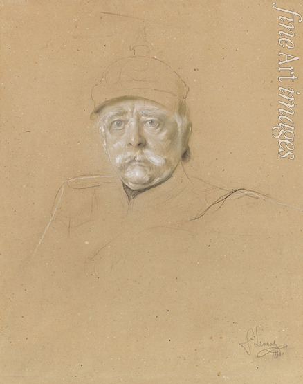 Lenbach Franz von - Portrait of Otto von Bismarck (1815-1898)