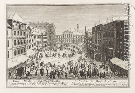 Fischer von Erlach Joseph Emanuel - Der Neue Markt in Wien