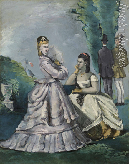 Cézanne Paul - La conversation 