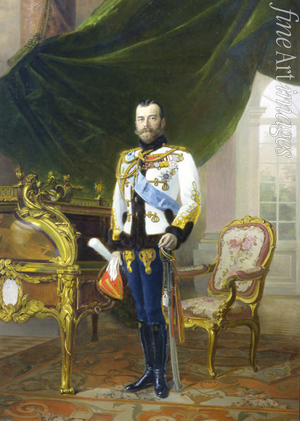 Liphart Ernest Karlowitsch - Porträt des Kaisers Nikolaus II. (1868-1918)