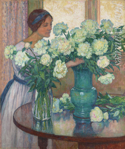 Rysselberghe Théo van - Les Pivoines blanches (White peonies)