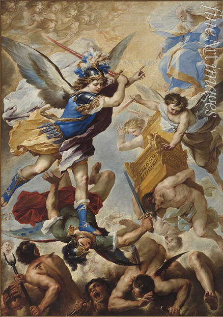 Giordano Luca - Archangel Michael defeats the rebel angels