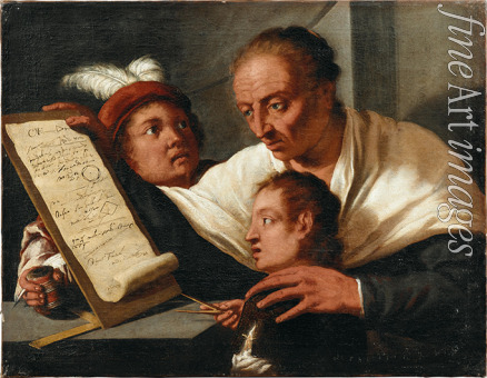 Pietro della Vecchia - A teacher with two schoolboys