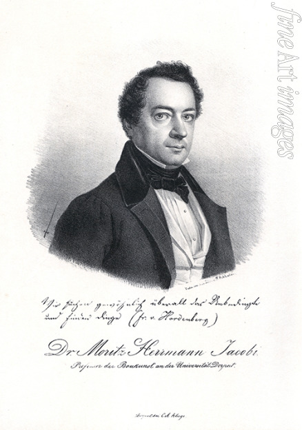 Hau Eduard - Porträt von Moritz Hermann von Jacobi (1801-1874)