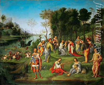 Costa Lorenzo - Allegory of Isabella d'Este's Coronation (Court of Isabella d'Este)