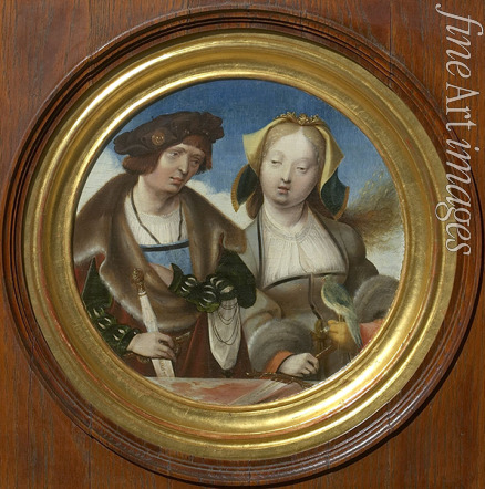 Engebrechtsz. Cornelis - Saint Cecilia and Saint Valerian