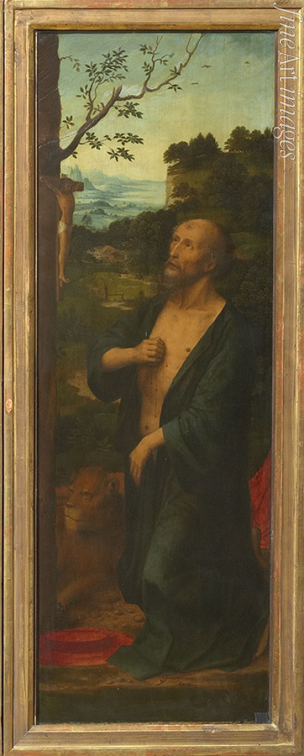Isenbrant Adriaen - Saint Jerome (Wing of a triptych) 